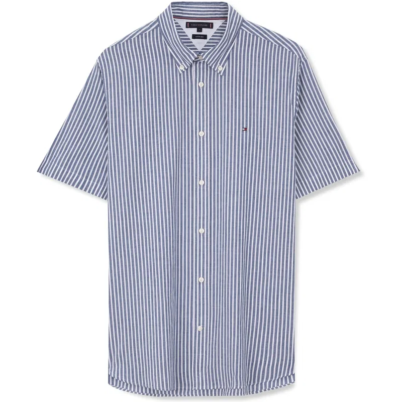 Рубашка с отложным воротником, Tommy Hilfiger, Dark Blue White Stripes