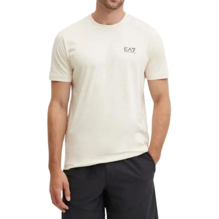 Мужская футболка белая EA7 EMPORIO ARMANI