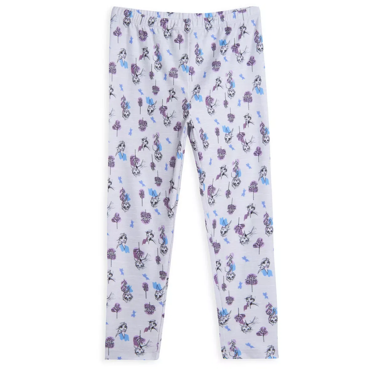 Детские леггинсы для девочек с принтом Disney Frozen 3 Pack Leggings Little Kid to Big Kid Disney, Frozen — фото 4