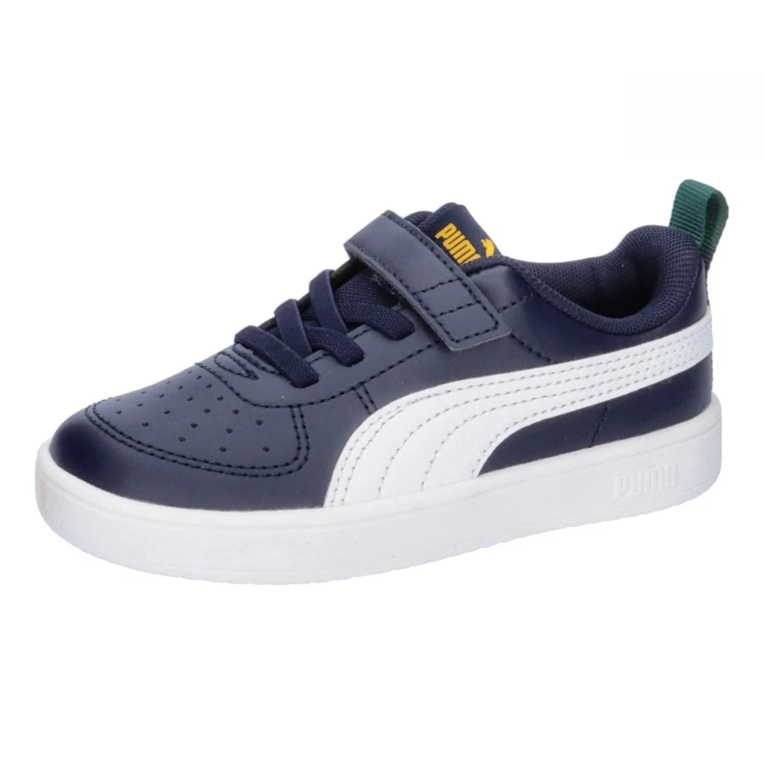 Детские кроссовки с синтетическим верхом PUMA Rickie AC PS Unisex, Peacoat White