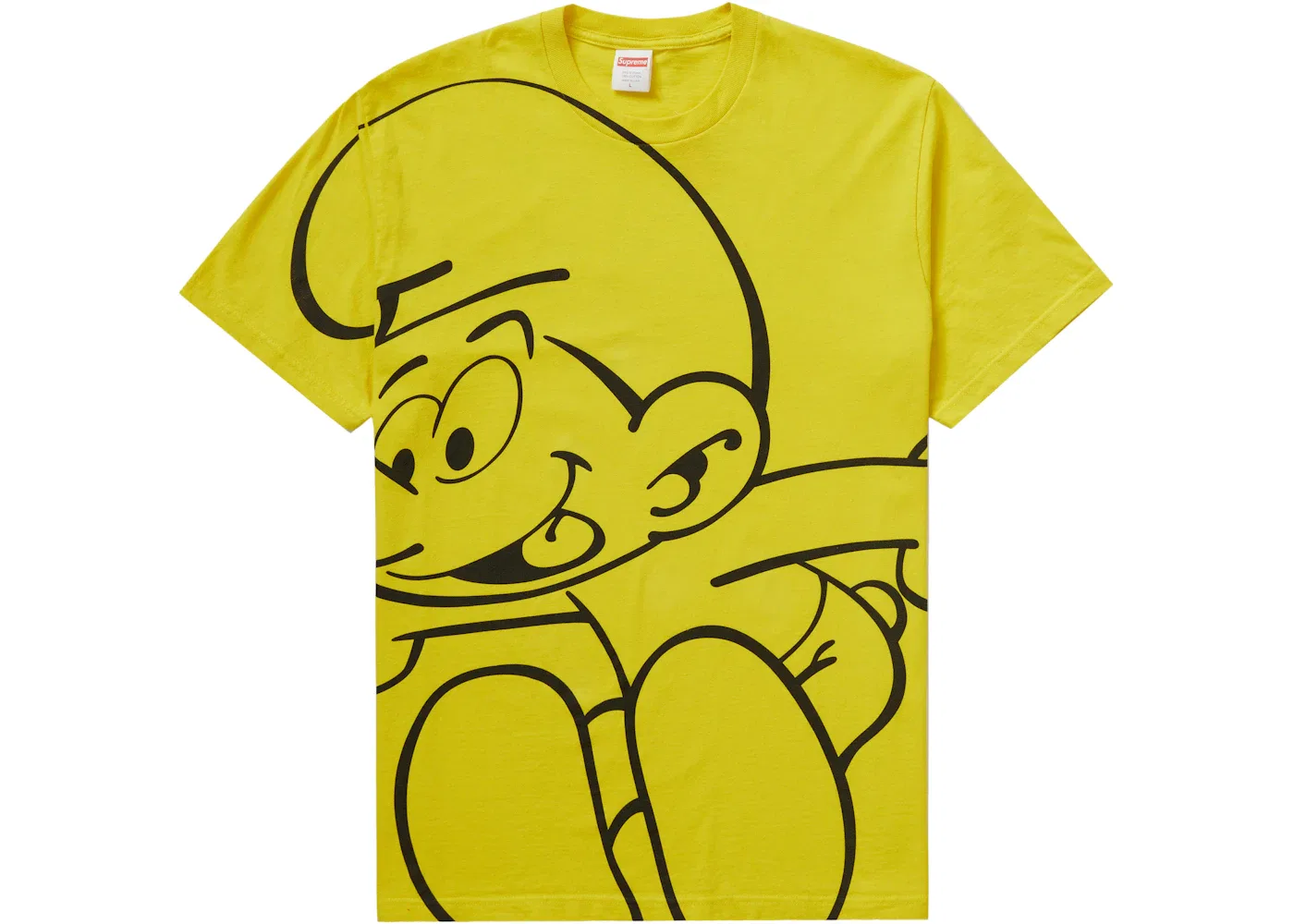 Мужская футболка Supreme Smurfs Tee, Yellow