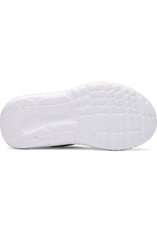 Детские кроссовки для девочек с принтом Gps surge 4 ac Under Armour, Midnight Navy / Rebel Pink / White — фото 4