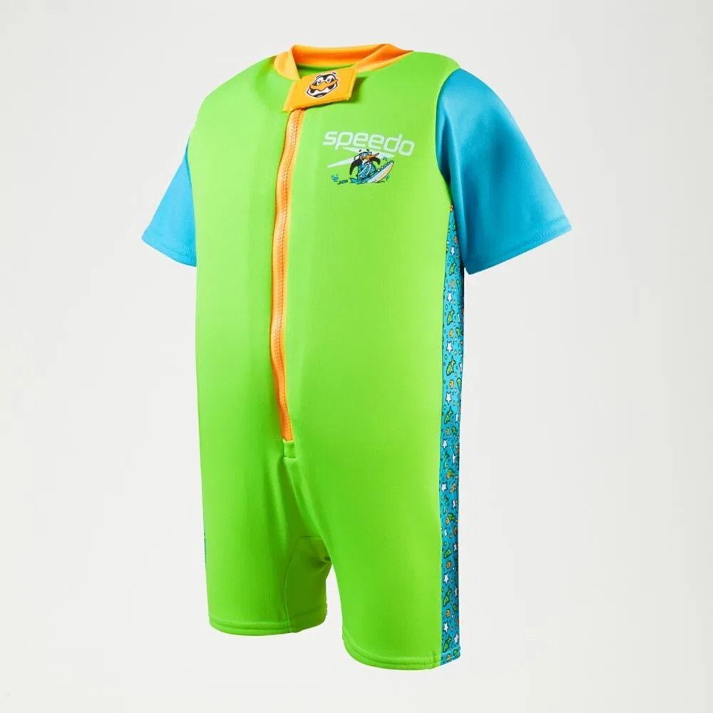 Детский купальник с принтом Float Suit Speedo, Цвет: Grun Blau