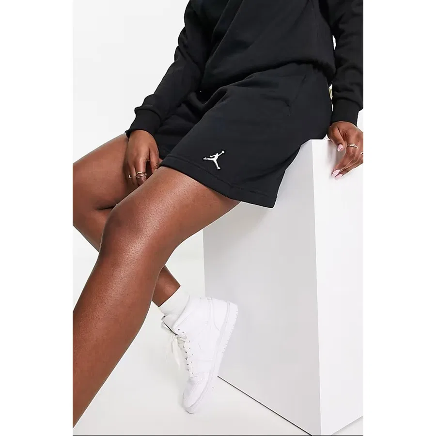 Шорты из футера Jordan Brooklyn Fleece Nike, Черный — фото 4