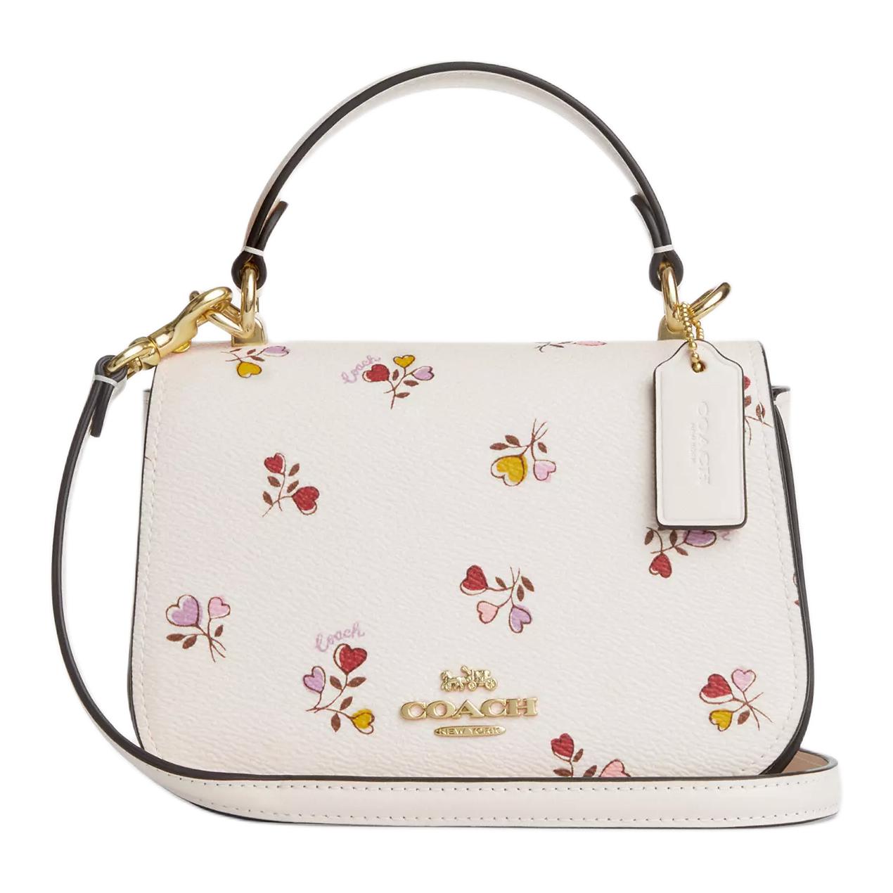 

COACH Женская сумка через плечо из лакированной кожи с гладкой кожей