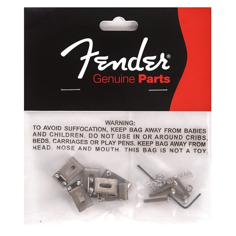 

Седла Fender Road Worn Stratocaster Bridge, набор из 6 шт., никель 0997203000