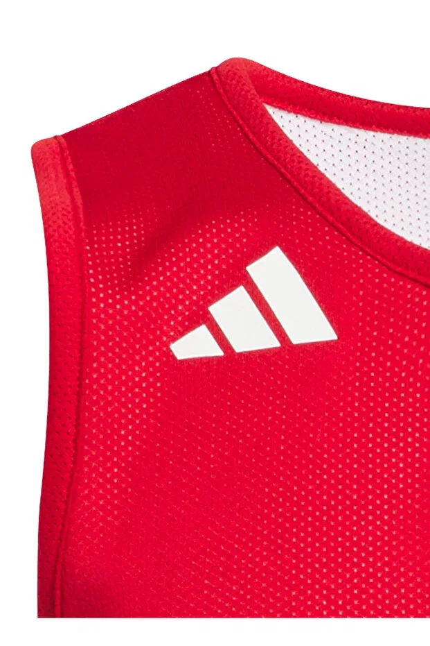 Детский танк-топ для мальчиков хлопковый Adidas, Red - White — фото 2