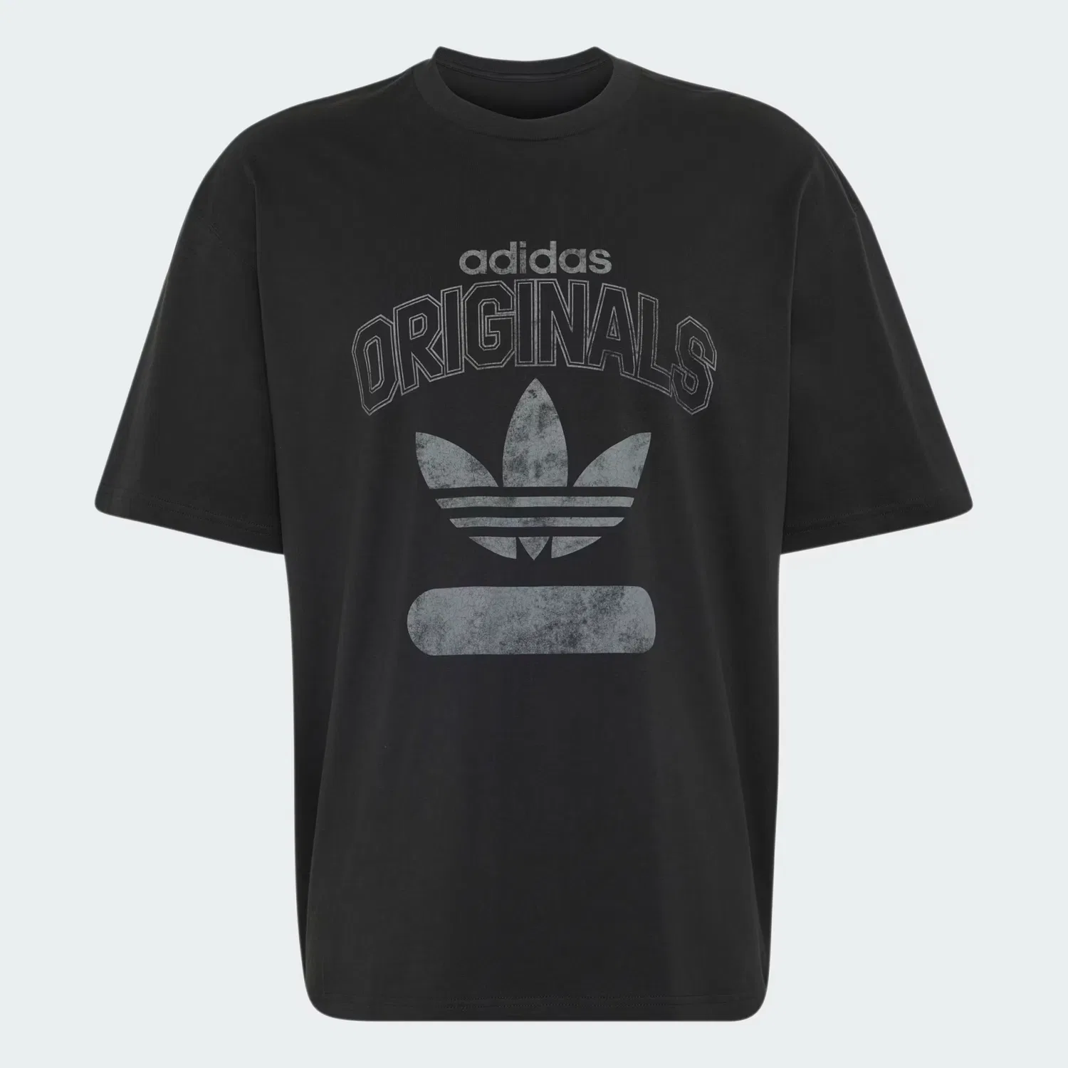 Мужская футболка свободного кроя VARSITY 1972 Adidas Originals, черный — фото 4