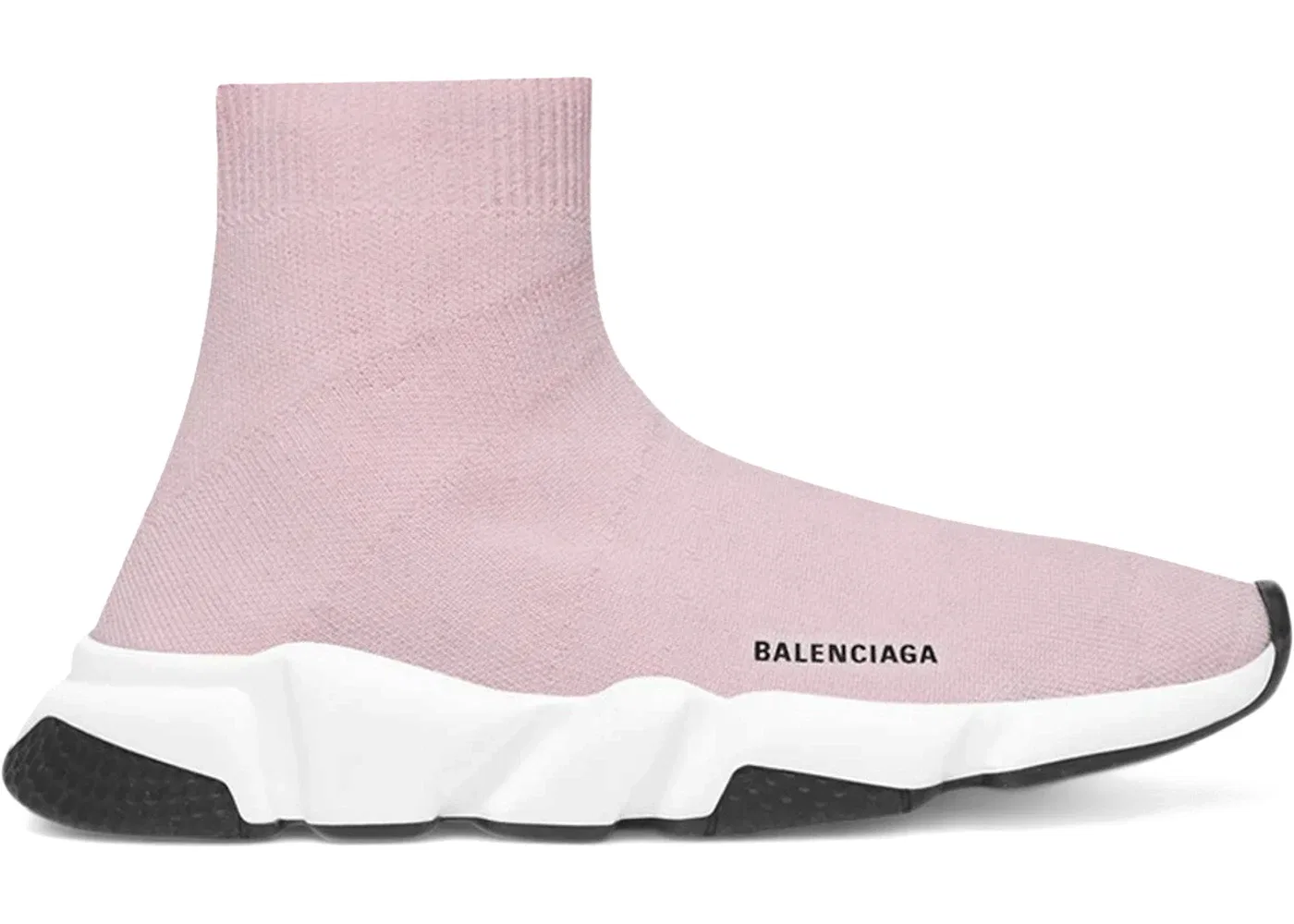 Детские кроссовки с завышенной подошвой Balenciaga Speed Balenciaga, Light Pink/White/Black