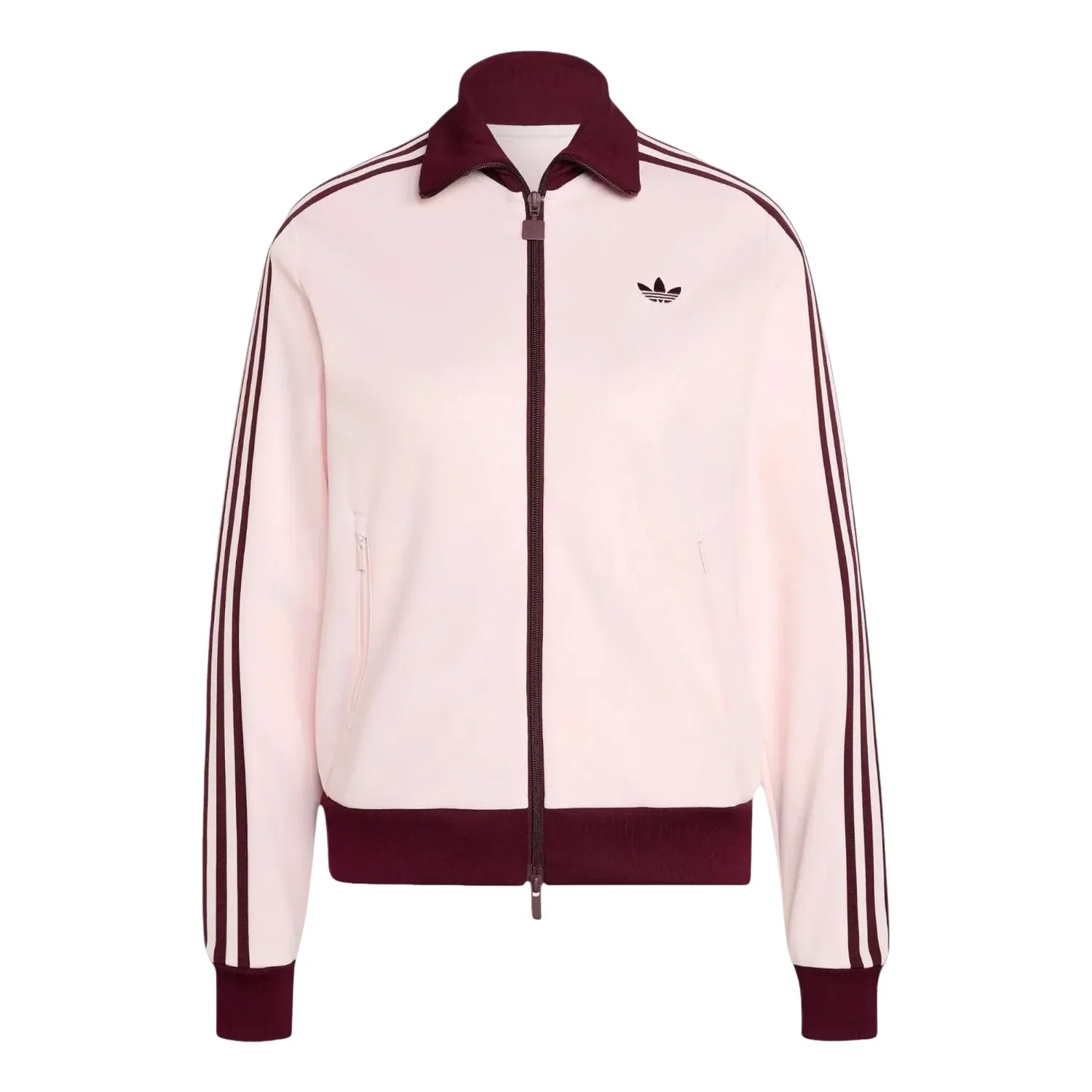 Женская куртка Classic Track Top Asia Sizing 'Distilled Pink Maroon' adidas, Distilled Pink Maroon