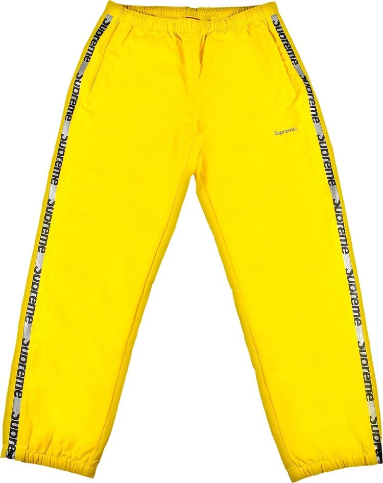 

Брюки Supreme Reflective Zip Track Pant 'Yellow', желтый