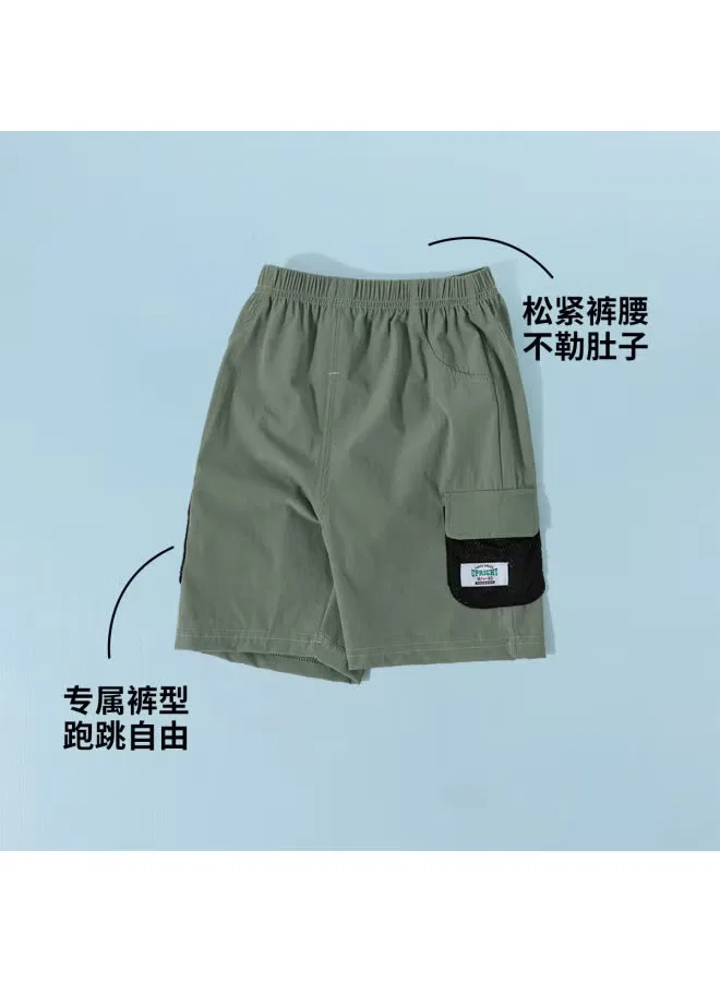 Шорты карго легкие дышащие быстросохнущие Bornbay, зеленый — фото 3