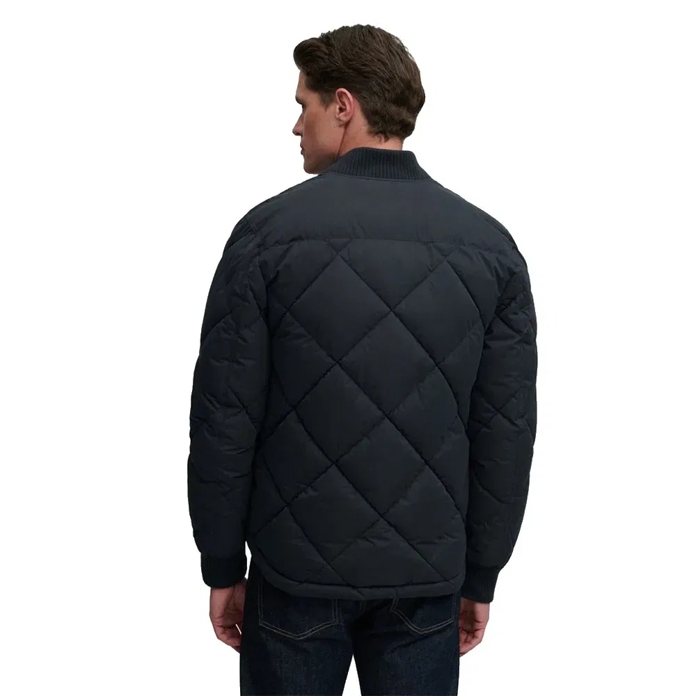 Мужская куртка Diamond Quilt Superdry, Black — фото 2
