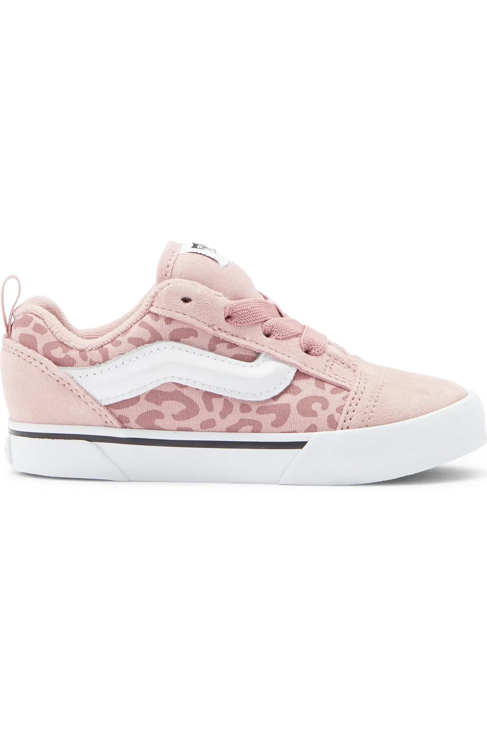 Детские кеды на широкой подошве Sk8-Hi Vans, Leopard Misty Mauve — фото 3