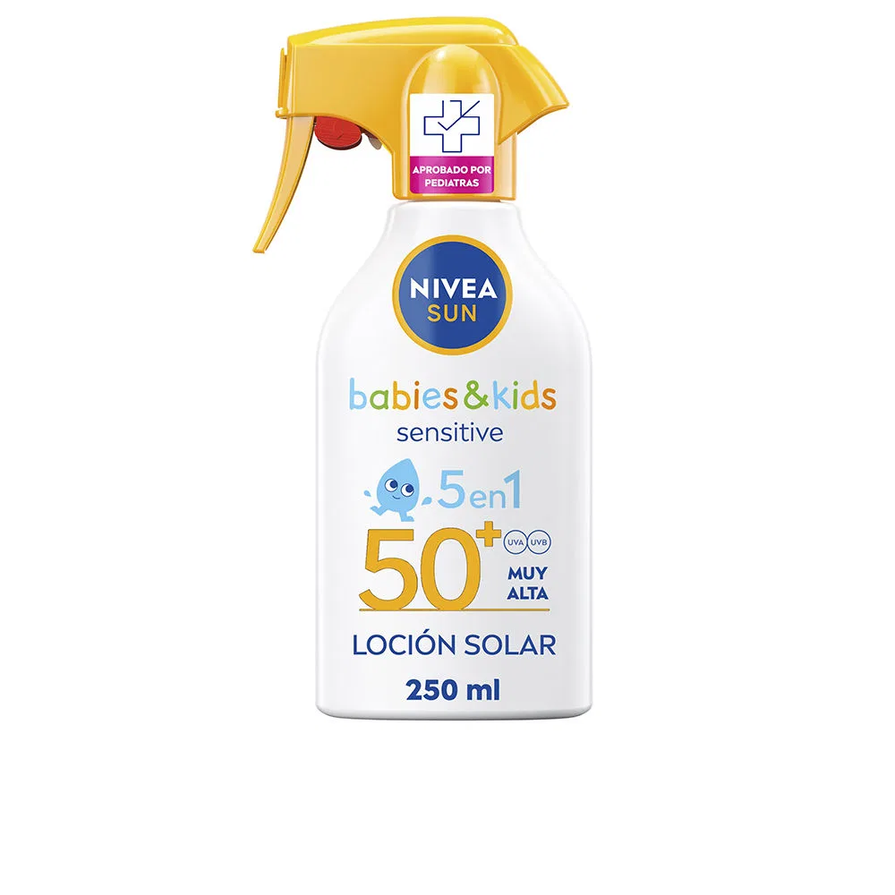 Спрей-лосьон солнцезащитный SPF50+ 250 мл, для детей, NIVEA