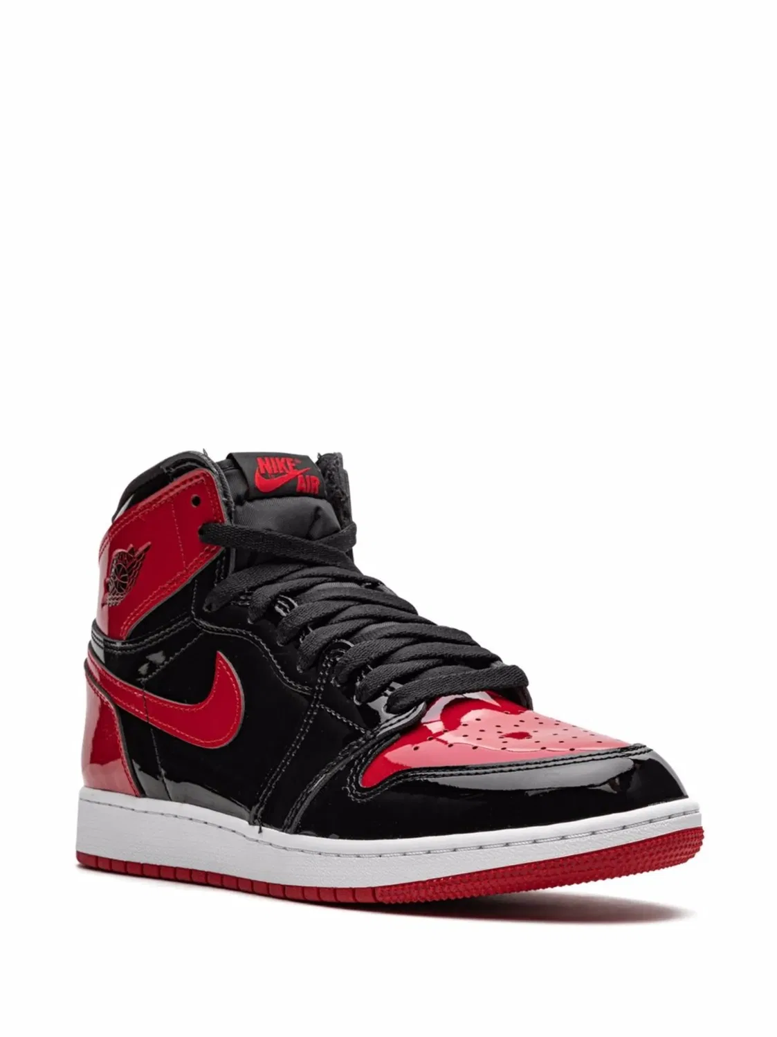 Кроссовки Air Jordan 1 Retro High "Patent Bred" — фото 2