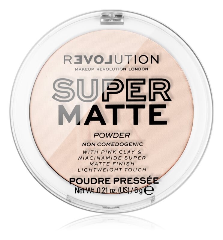 

Матирующая пудра Revolution Relove Super Matte Powder, оттенок Translucent 6 г