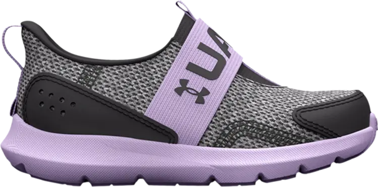 

Кроссовки Under Armour Surge 3 Slip TD Jet Grey Nebula Purple, серый