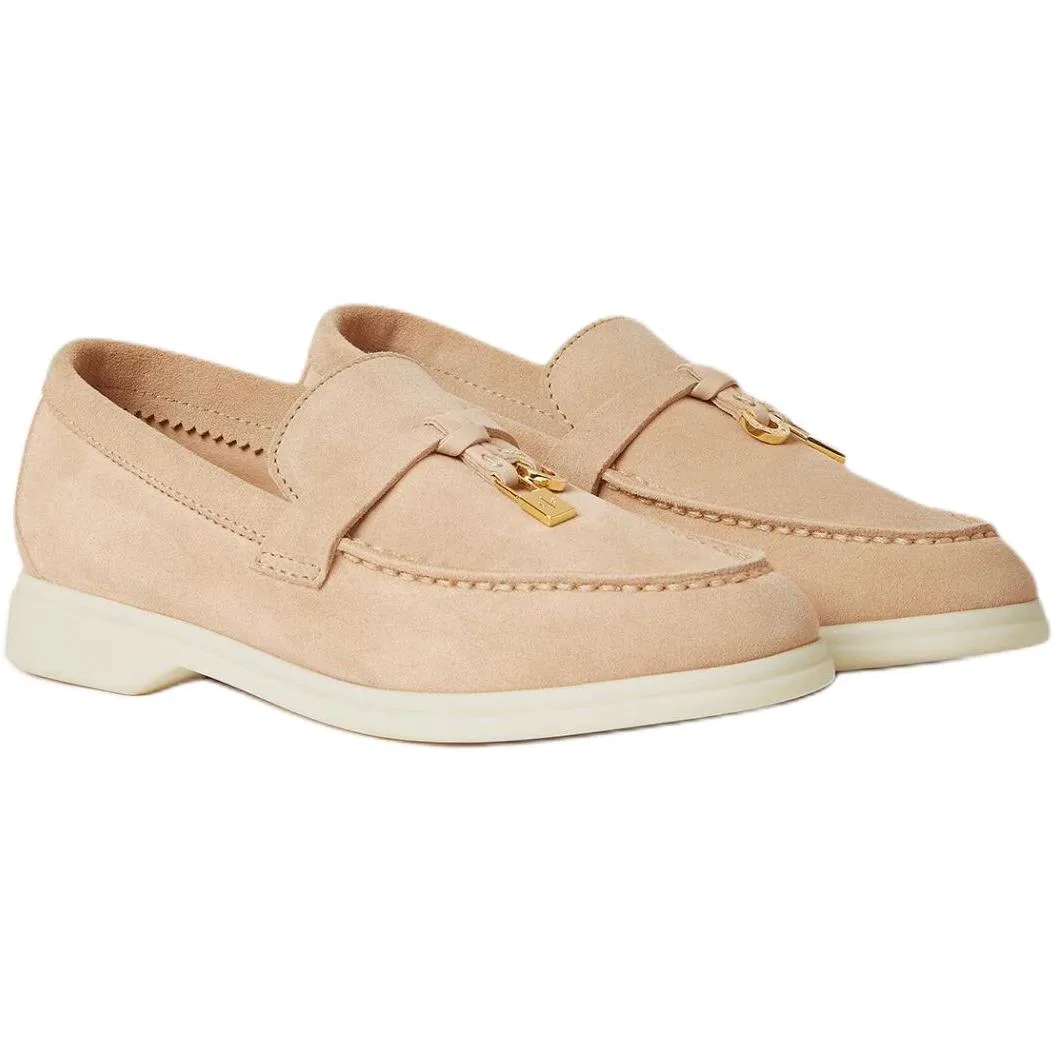 Детские повседневные кроссовки Summer Charms Walk Loro Piana, Light Camel — фото 4