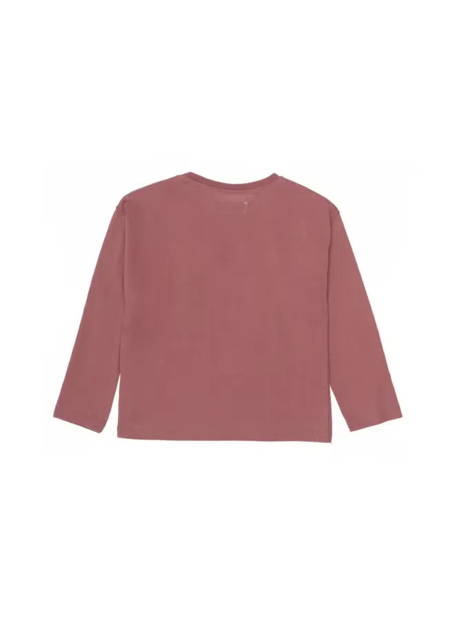 Футболка с длинным рукавом Zara, фиолетовый — фото 3