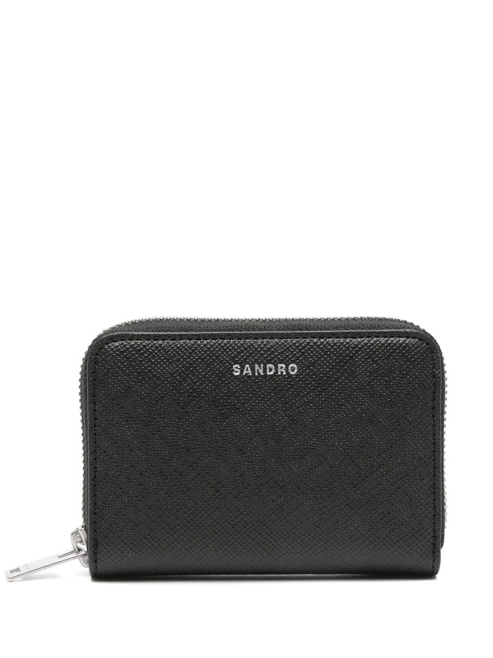

Кошелек из сафьяновой кожи SANDRO, черный