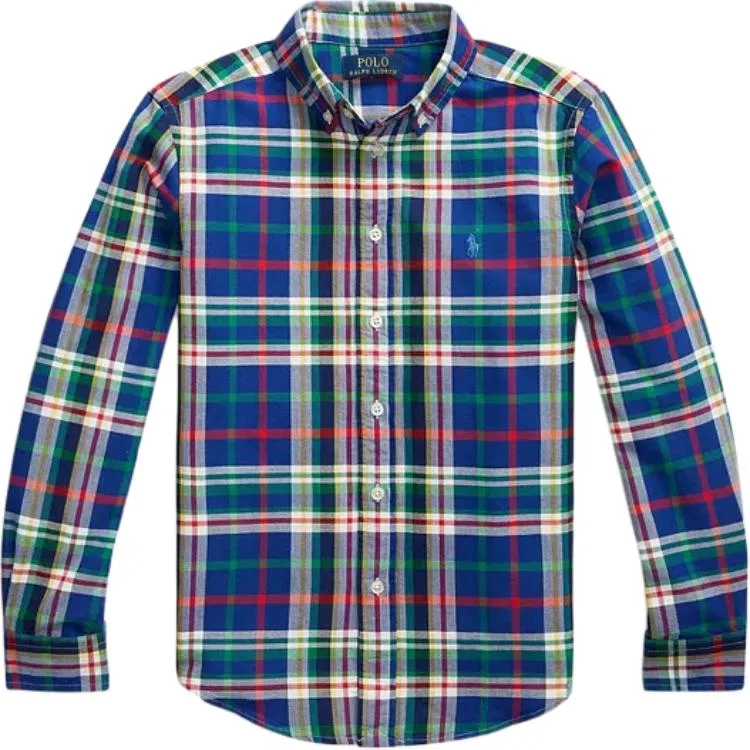 Детская рубашка в клетку Ralph Lauren, Multicolor