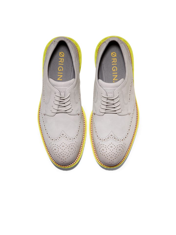 Cole Haan Туфли на шнуровке ORIGINALGRAND 2.0 WINGTIP из нубука цвета DRIZZLE CH NATURAL WARM OLIVE — фото 2