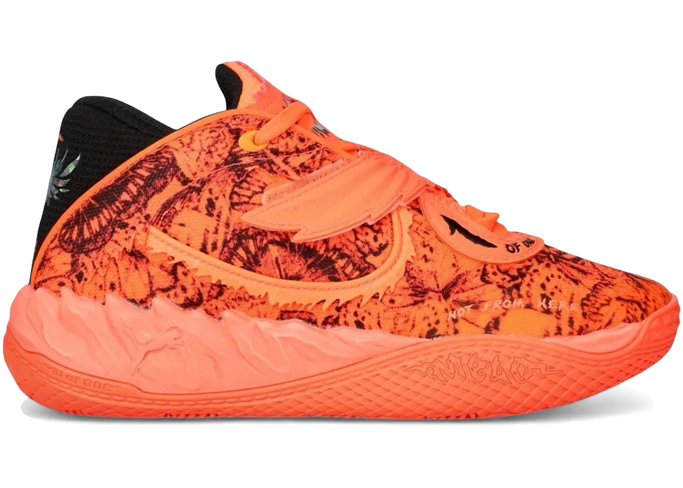 Детские кроссовки с принтом Puma LaMelo Ball MB.05 Flutter, Glowing Red/Puma Black