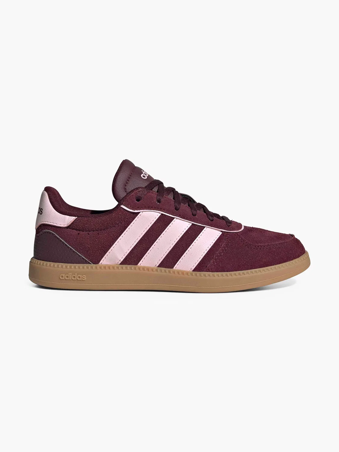 Детские кроссовки с контрастными вставками Adidas Breaknet Sleek, цвет Burgundy