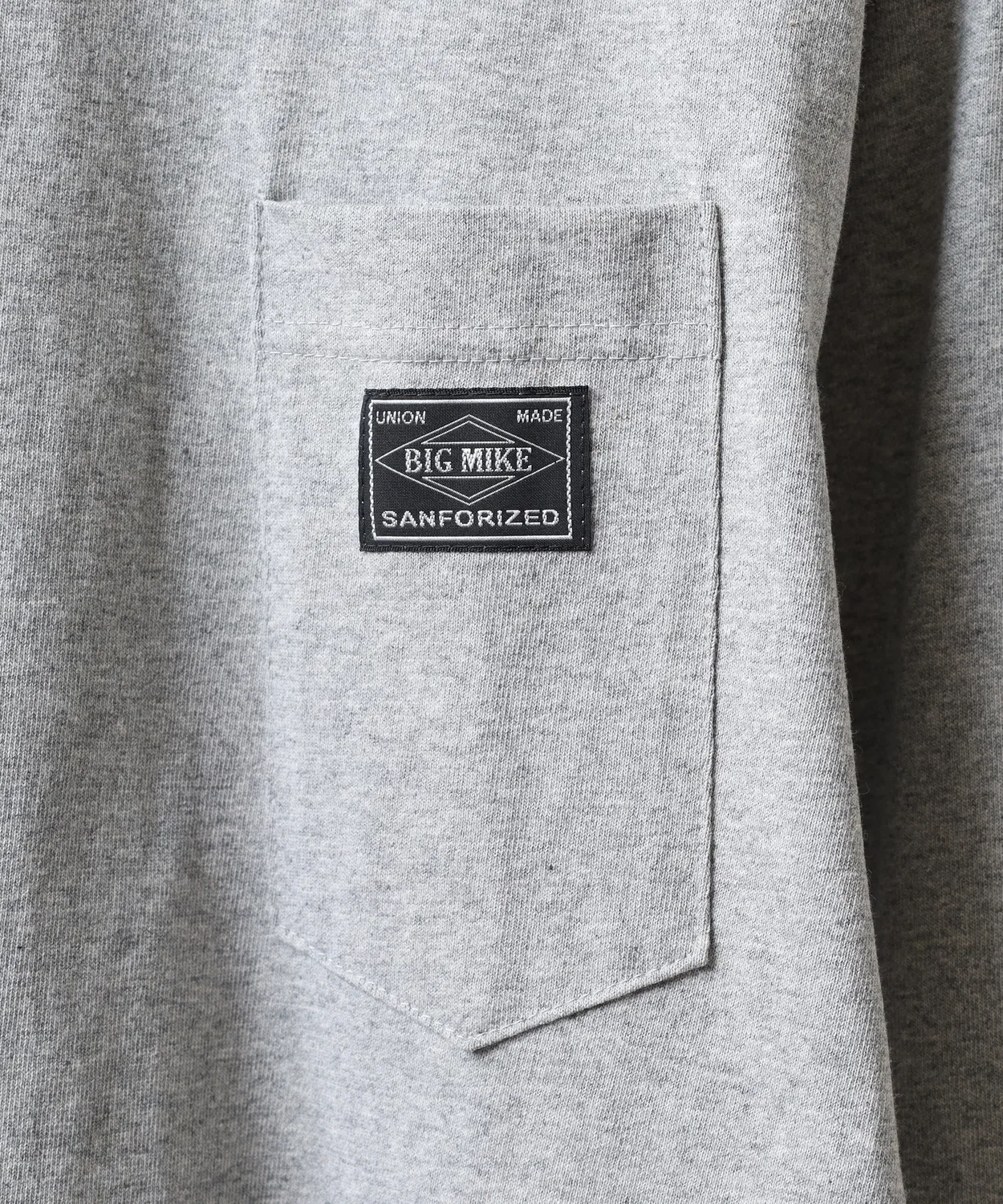 Детское лонгслив с принтом Sunglasses Pocket Tee BIG MIKE, Grey — фото 4