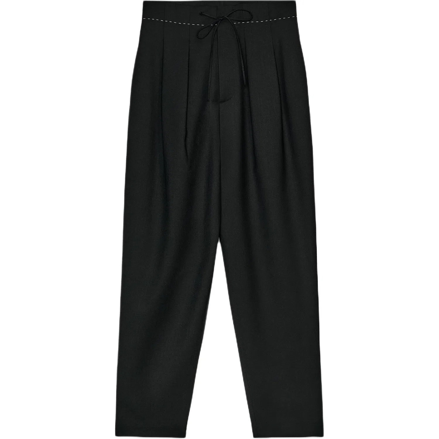 Женские повседневные брюки прямого кроя Black ZARA