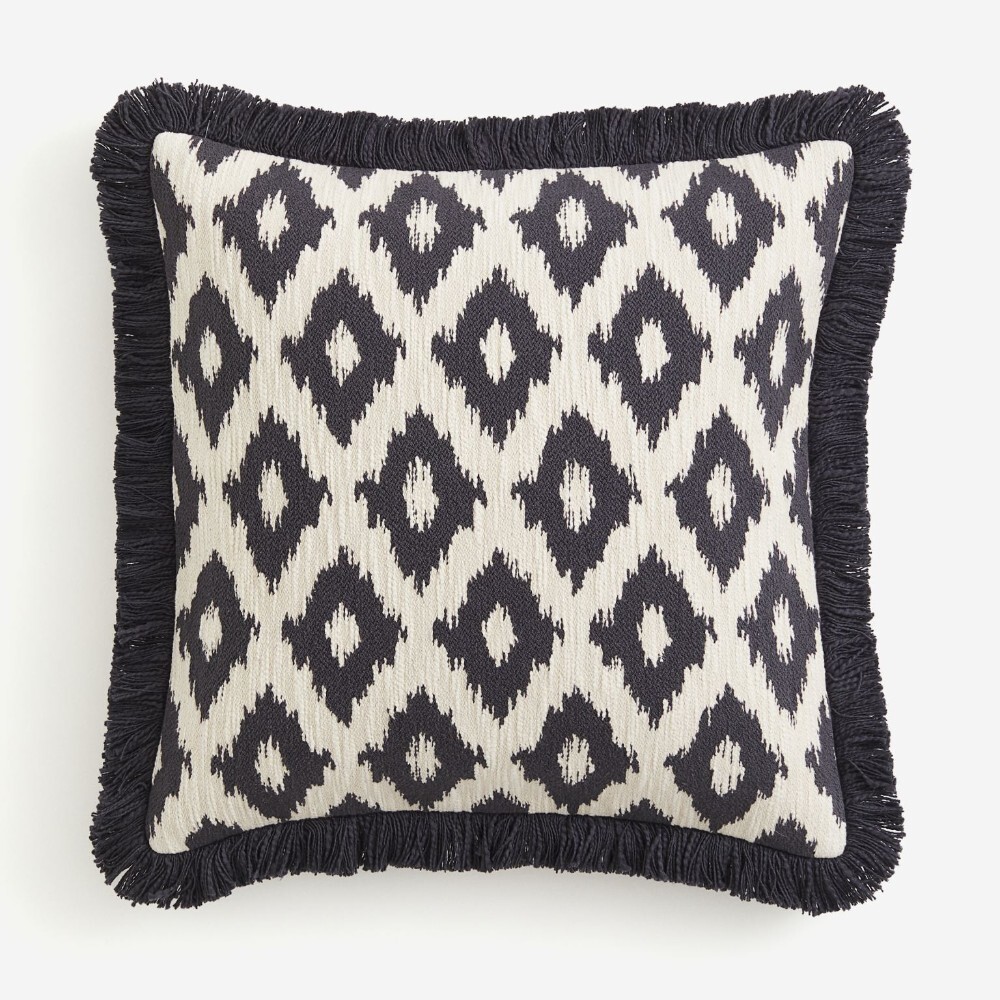 

Декоративная наволочка H&M Home Jacquard-weave, темно-серый