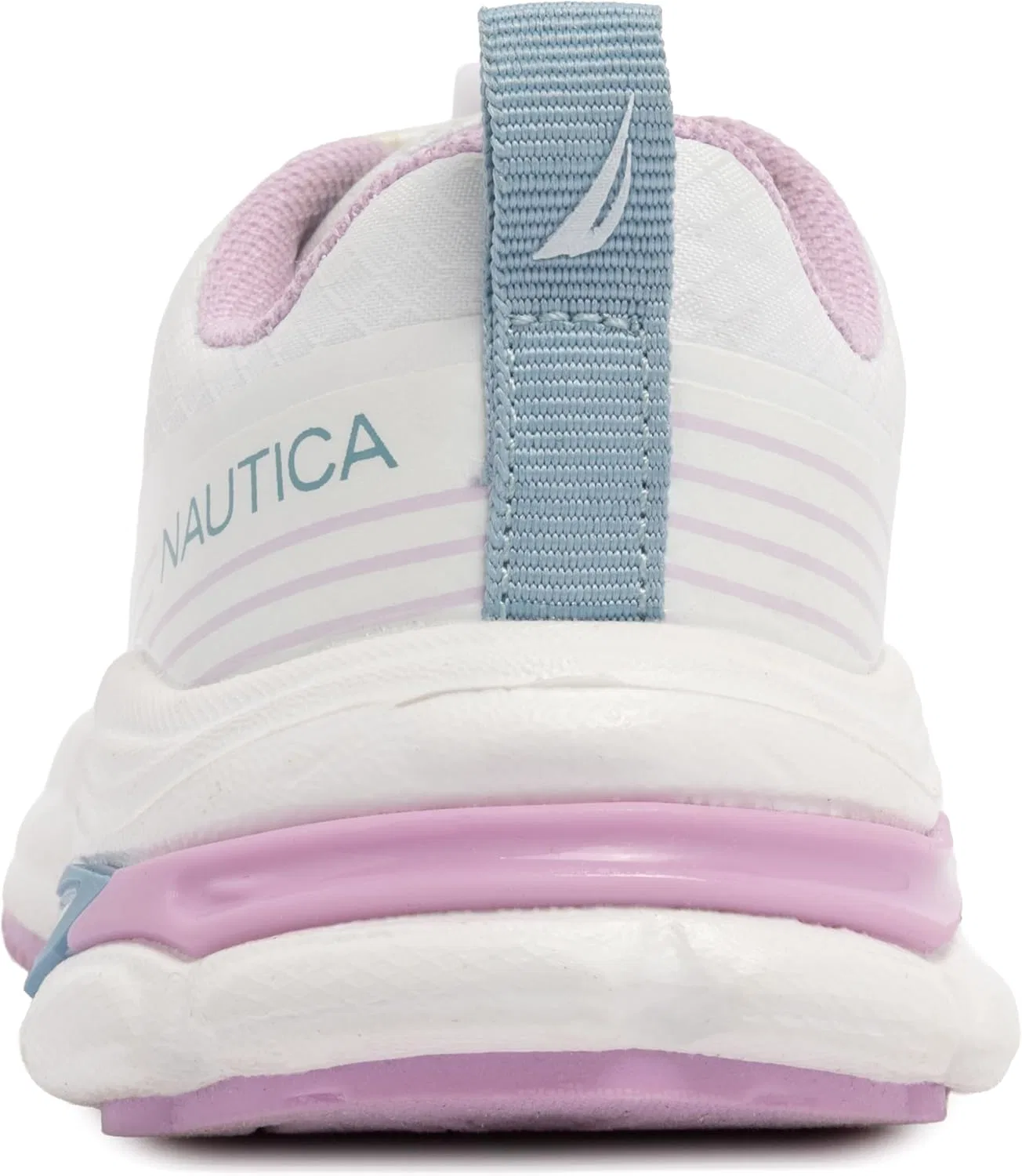 Детские кроссовки на шнуровке-шнурке Nautica, White Pink — фото 3