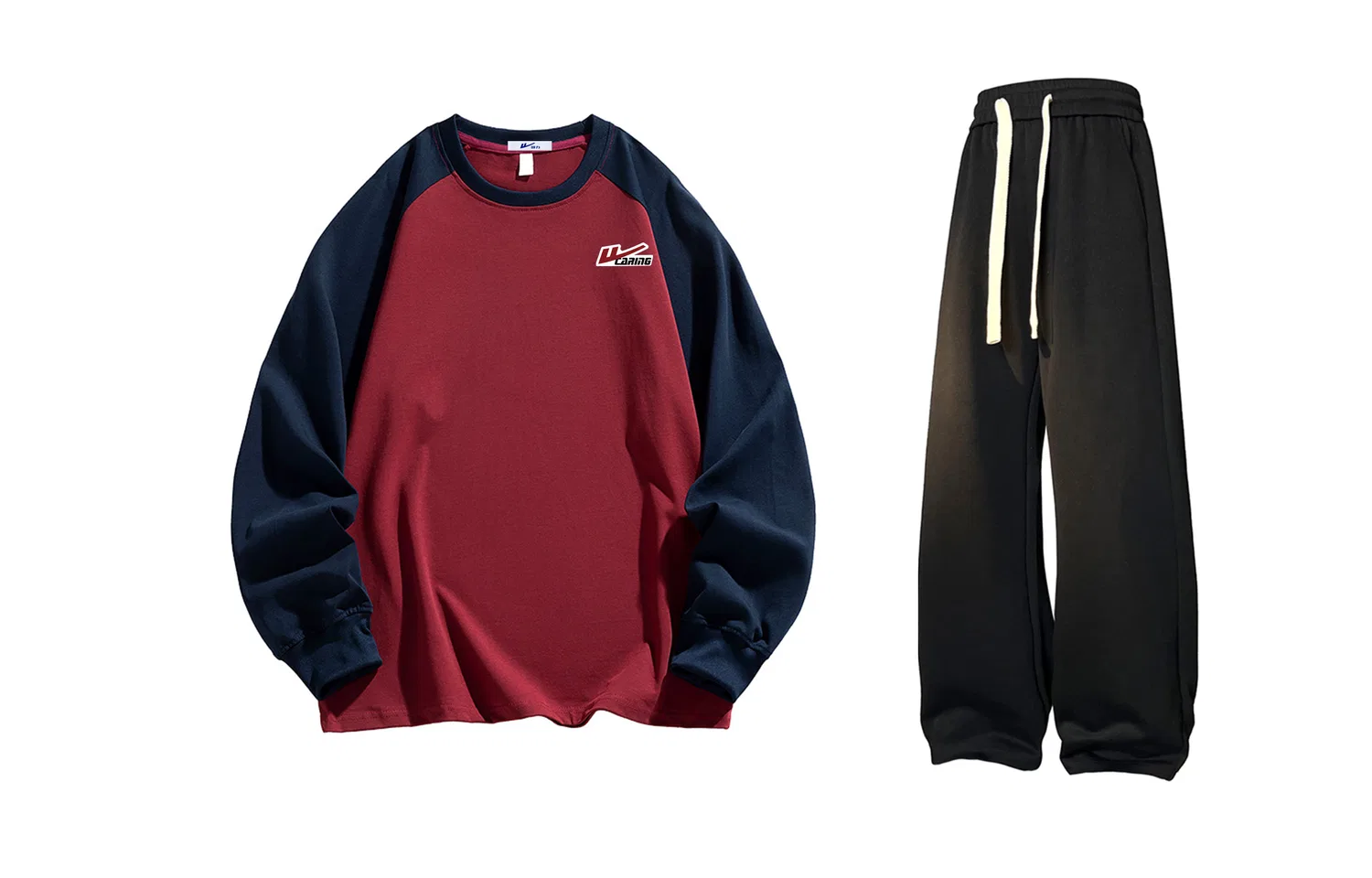 Детский комплект свитшотов с круглым вырезом, средней посадки, Sweatshirt Sets, WARRIOR — фото 4