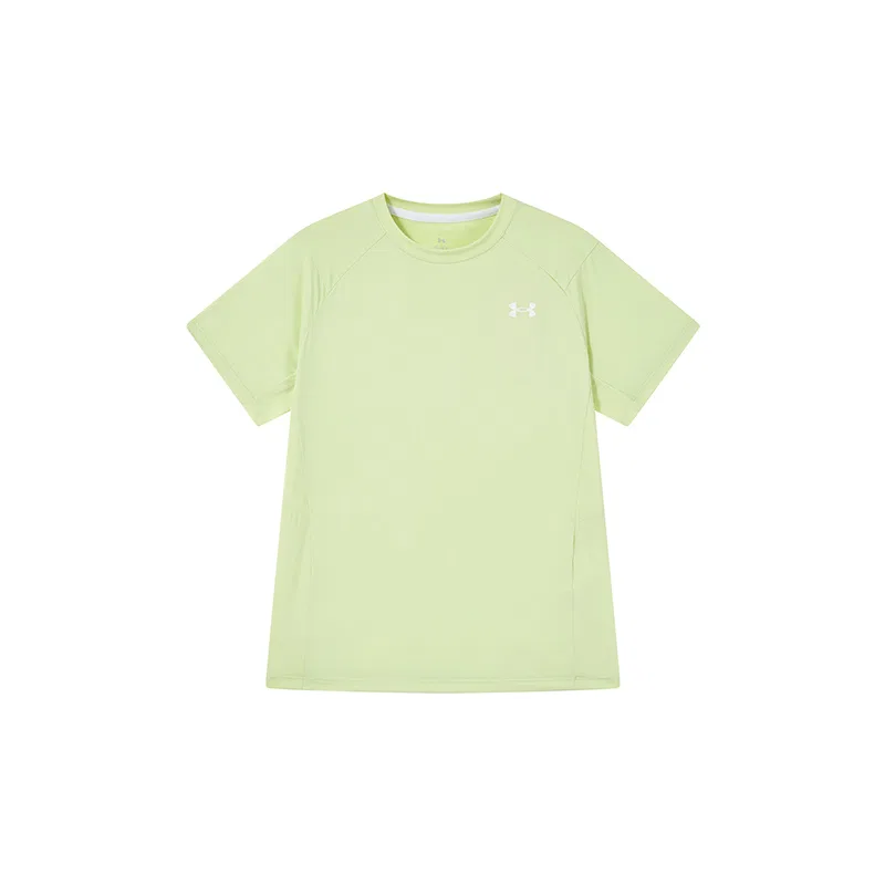 Футболка с круглым вырезом, умеренная растяжимость, Under Armour, Lime Green