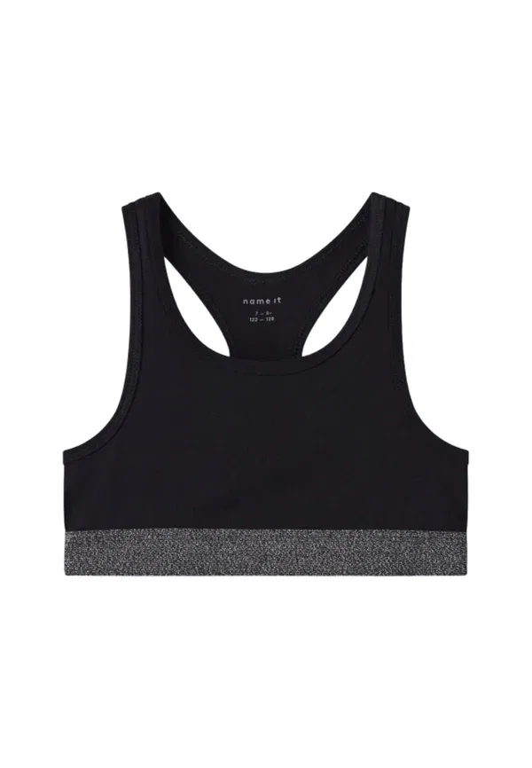 Бюстгальтер комплект 2 шт, дышащий, Bralette 2 pack Name It, черный — фото 2