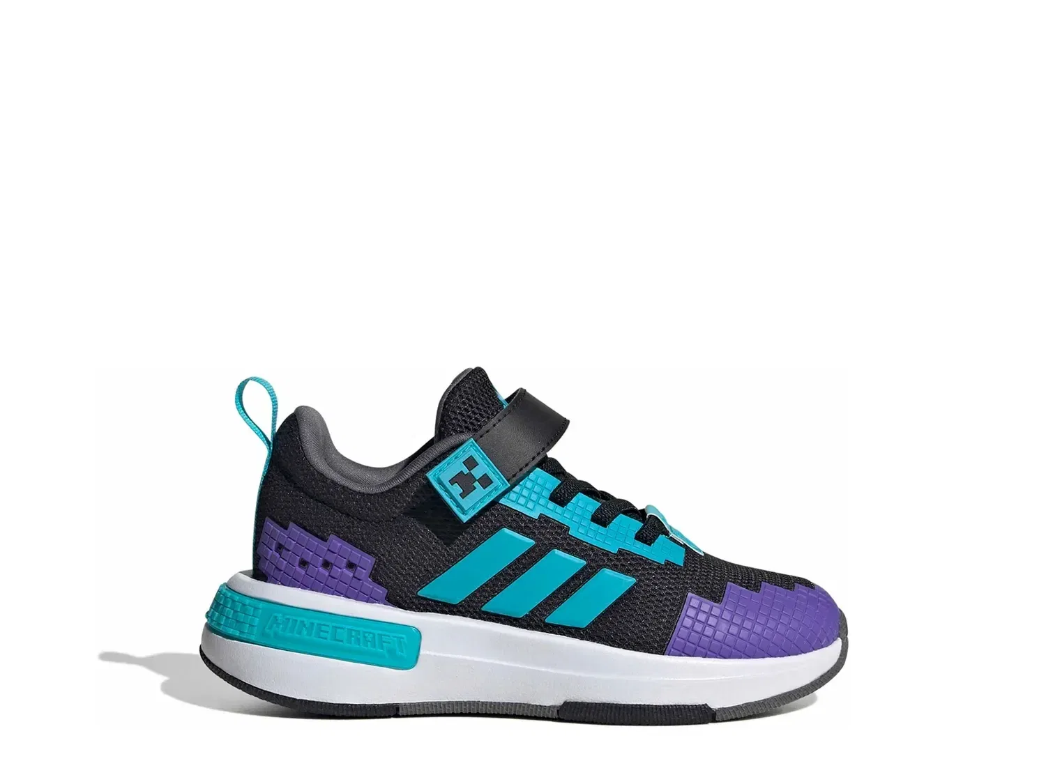 Кроссовки игровые Minecraft Pro Sneaker, adidas, черный/синий/фиолетовый — фото 3