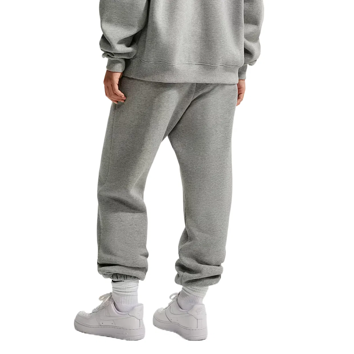 Женские спортивные штаны из трикотажа Nike, Dark Gray Blend/Sail White — фото 3