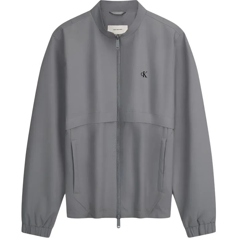 Мужская куртка из софтшелла с воротником-стойкой Calvin Klein, Light Carbon Gray