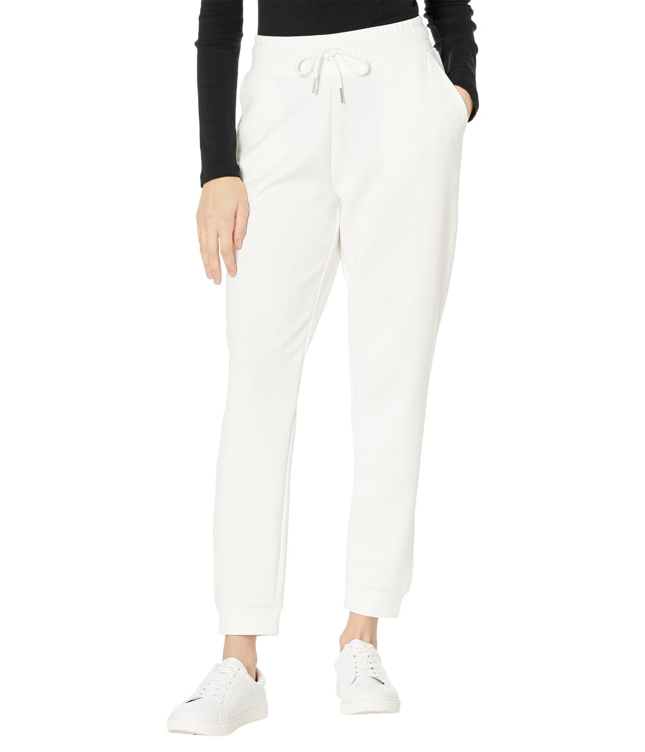 

Джогггеры H Halston, Slash Pocket Drawstring Joggers, Белый, Джогггеры H Halston, Slash Pocket Drawstring Joggers