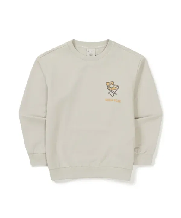 Детская футболка с капюшоном для кемпинга, s25skfht80 Snowpeak Apparel Kids, светло-бежевый — фото 2