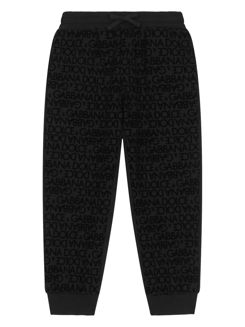 

Спортивные брюки с логотипом Dolce & Gabbana Kids, черный