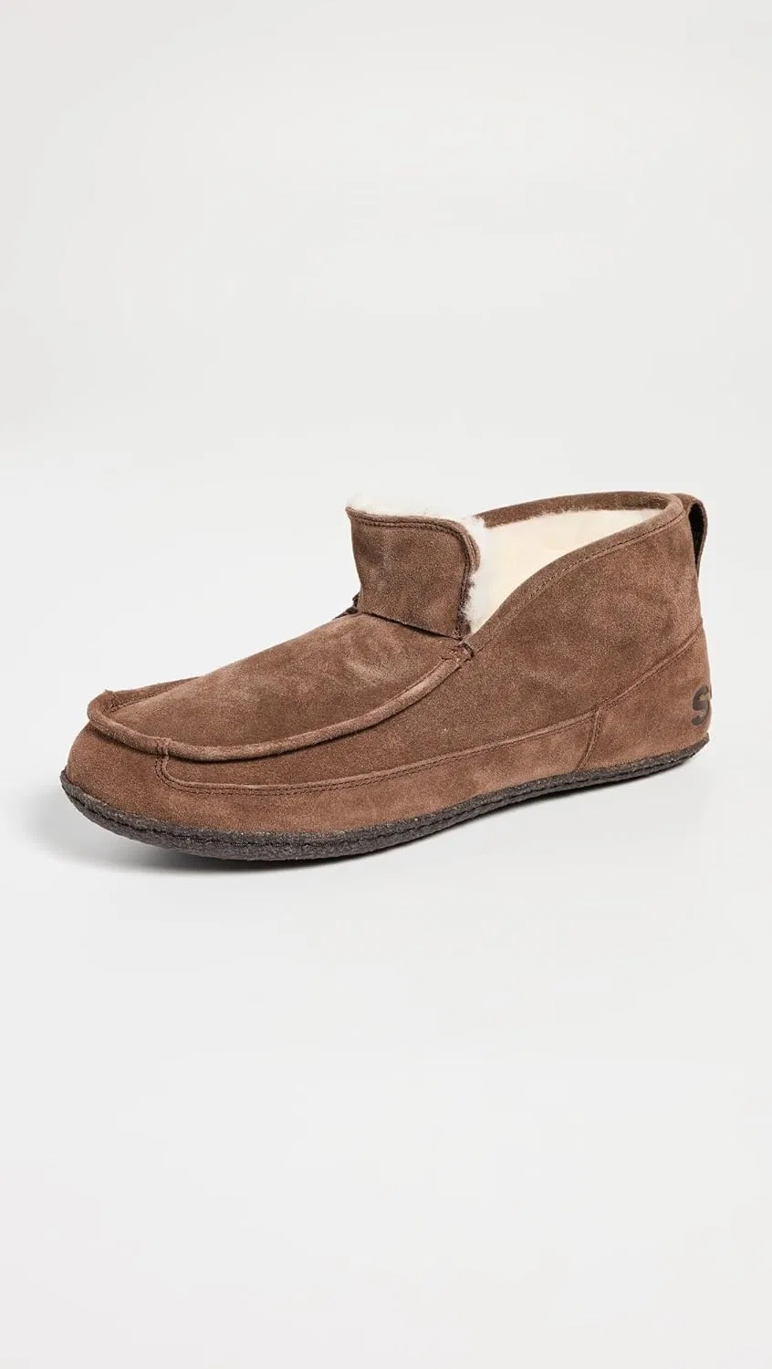 Тапочки мокасины Sorel, Tobacco/Blackened Brown — фото 3