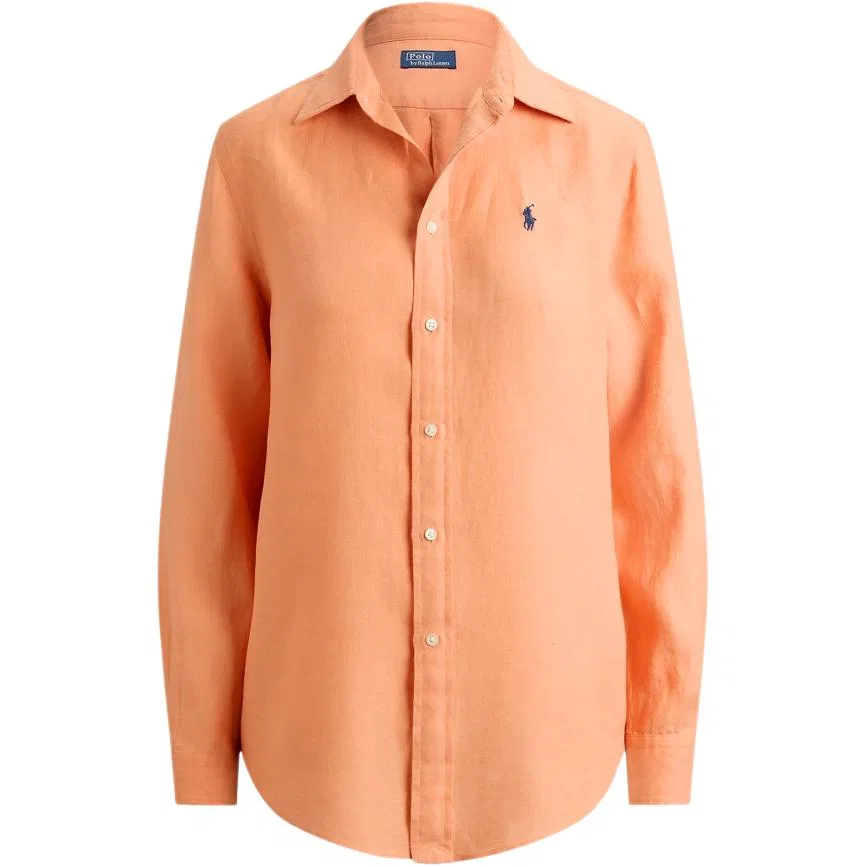 Женская рубашка с отложным воротником Polo Ralph Lauren, Orange