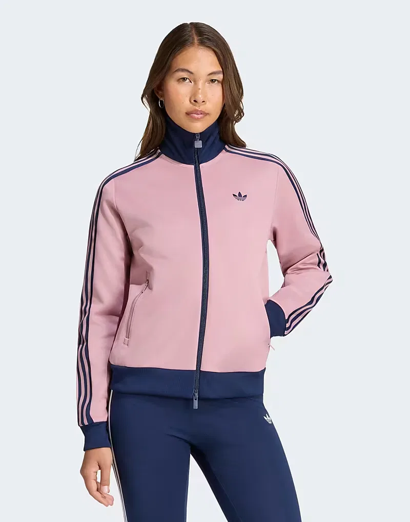 Спортивная куртка Adidas Originals Classic в цвете волшебный сиреневый/ночной индиго