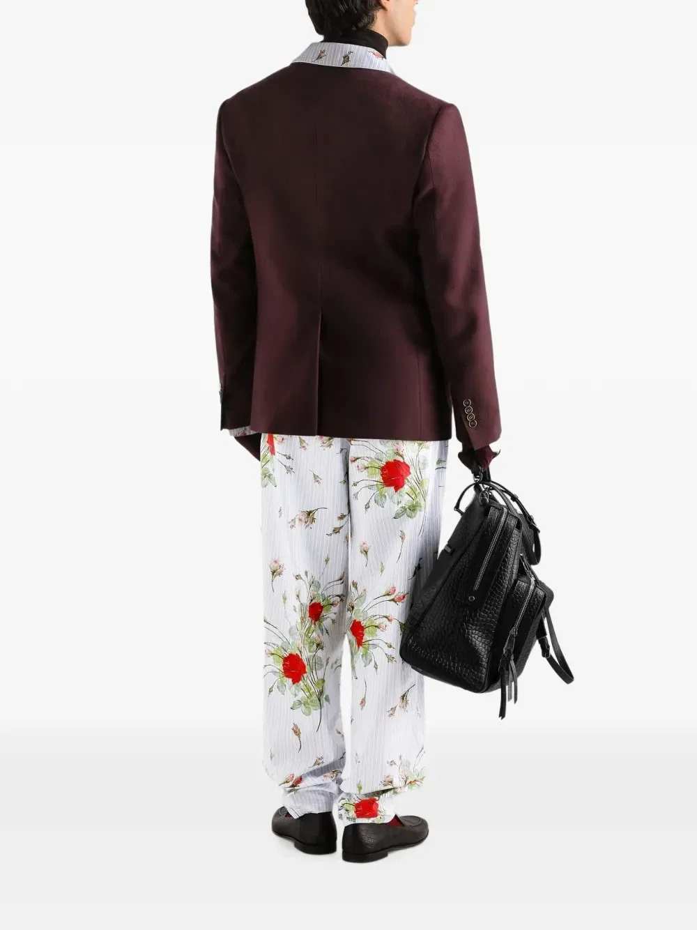 Двубортный кашемировый жакет Portofino DOLCE & GABBANA, красный — фото 3