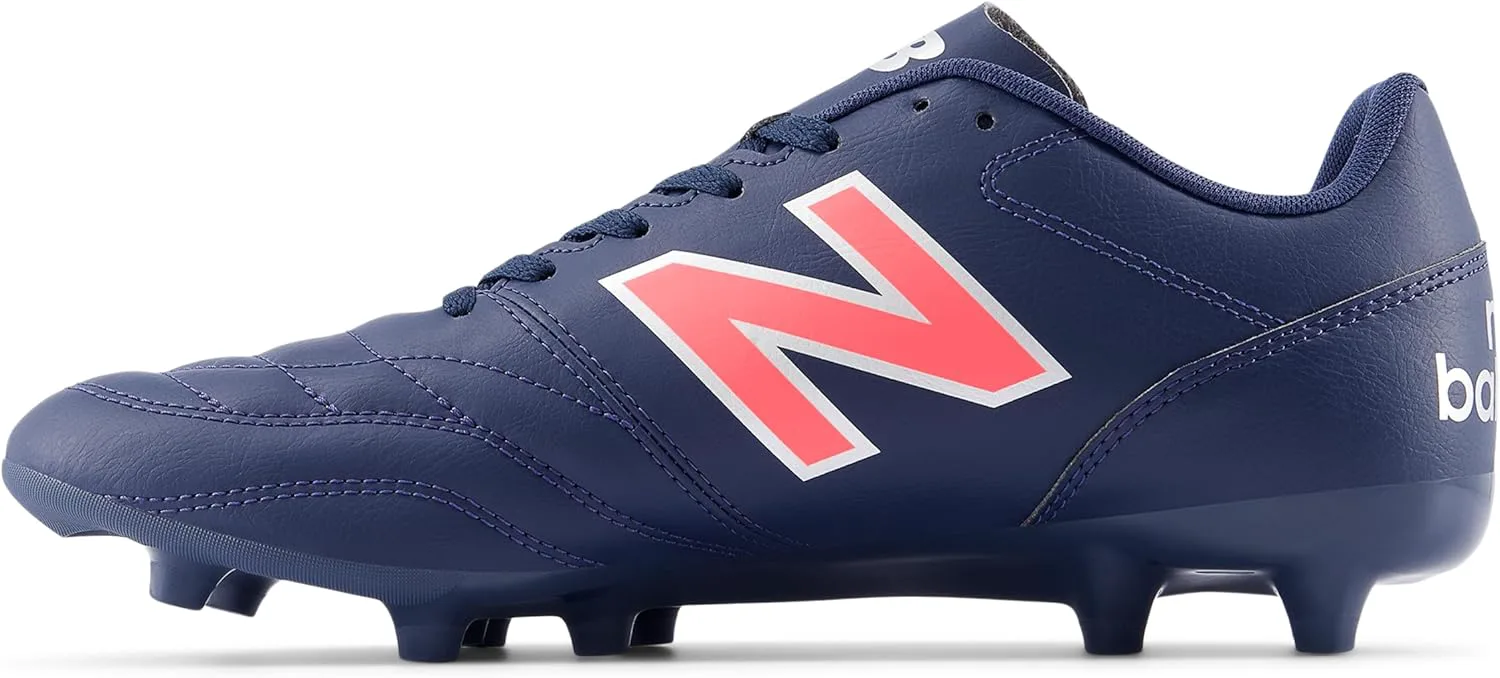 Футбольные бутсы New Balance Men's 442 Academy Fg V2, темно-синий/серебристый/красный