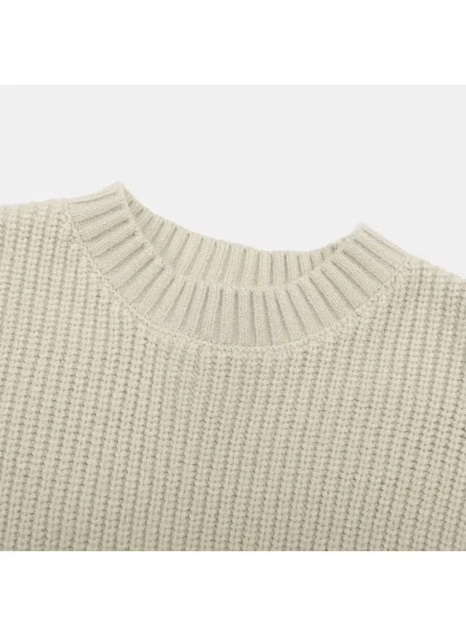Свитер с длинным рукавом с карманами Zara, светло-зеленый — фото 4