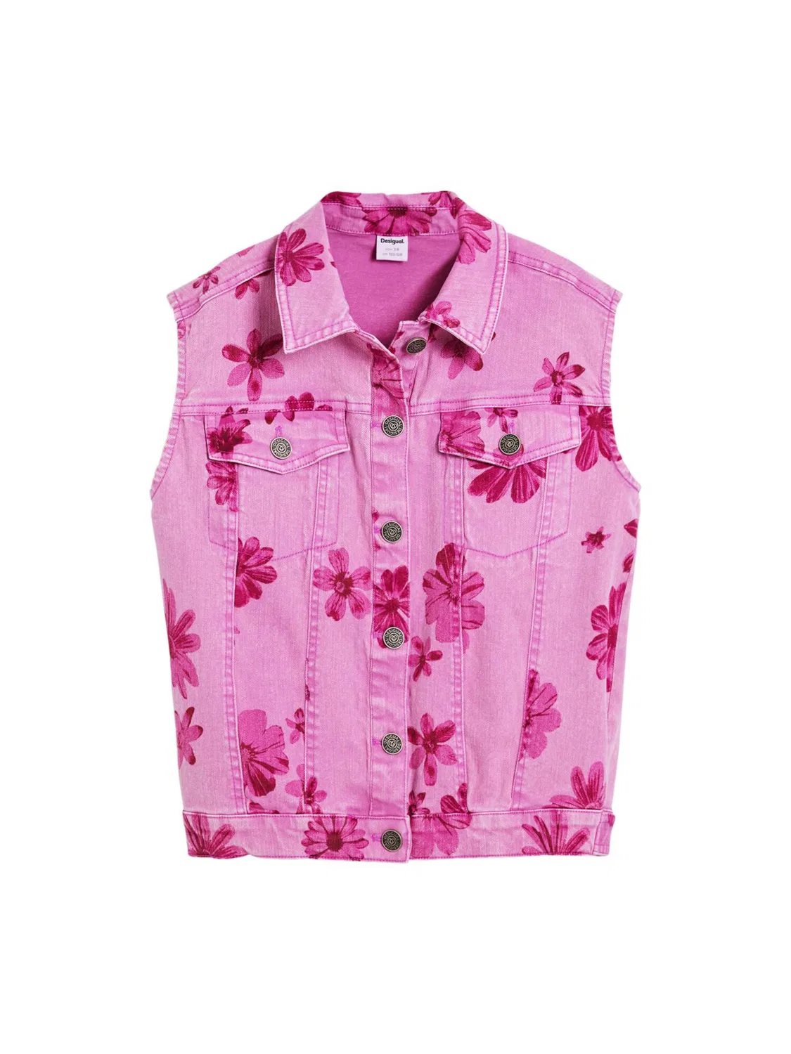 Жилет Desigual розового цвета