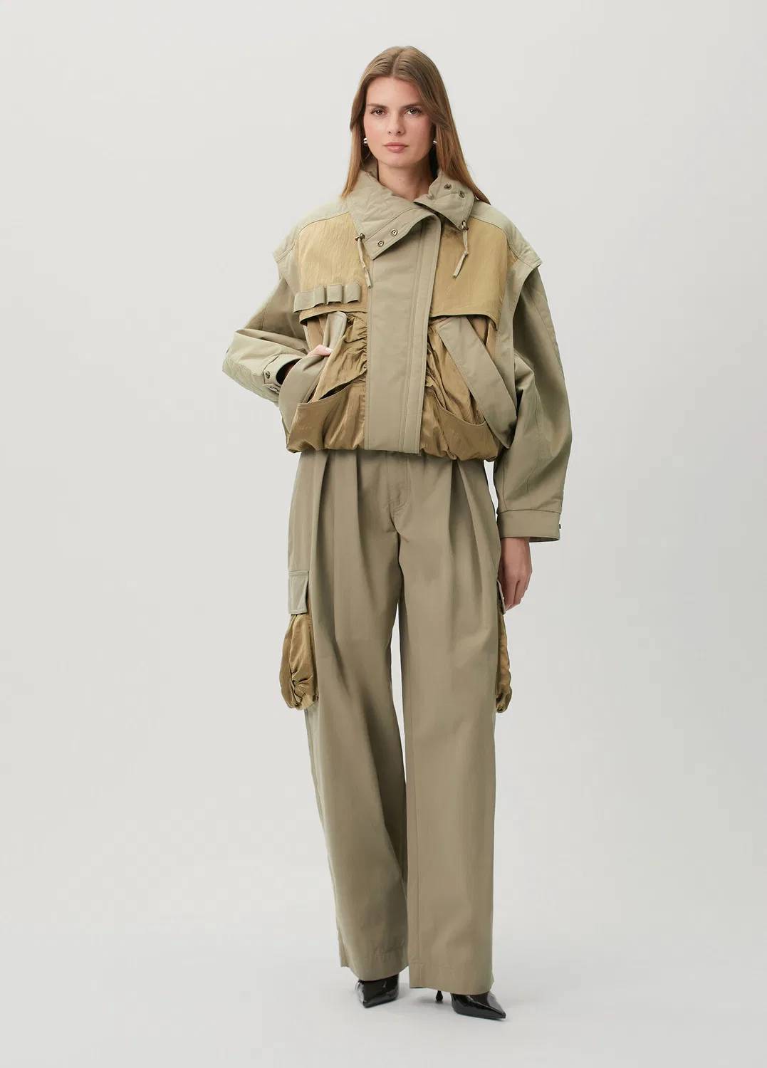 Брюки женские Balmain, green